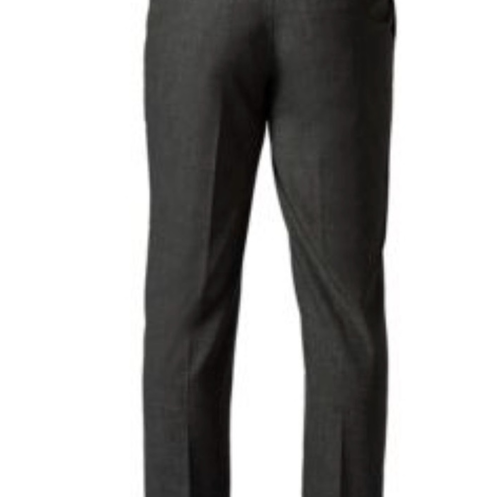 NWT Men’s J.M. Haggar 4-Way Stretch Dress Pants-Grid Charcoal Htr-Slim-36”x30” - Picture 6 of 8